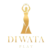 Elegant logo of Diwata Play featuring a stylized golden silhouette of a woman holding a sphere above her head, set against a black background with the words 'Diwata Play' in luxurious gold font.